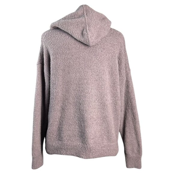Cupcakes and Cashmere Soft Knit Gray Hooded Sweatshirt Top Women's Size Small - Picture 7 of 7